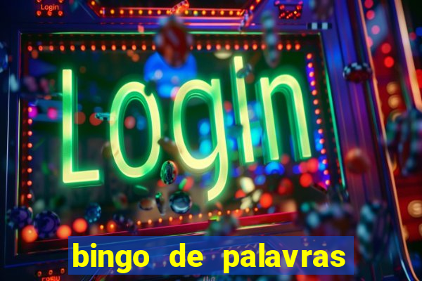 bingo de palavras de natal